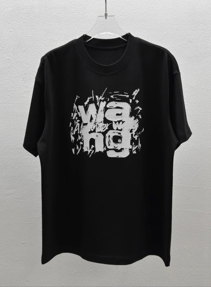 Alexander Wang Logo Neckband T-Shirt Black - 14