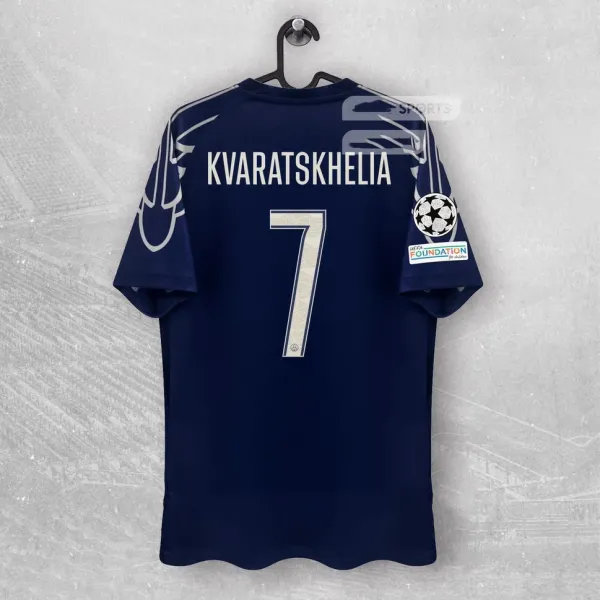 Paris Saint-Germain 2023-24 Champions League Third Kit Navy Blue Jersey - 1