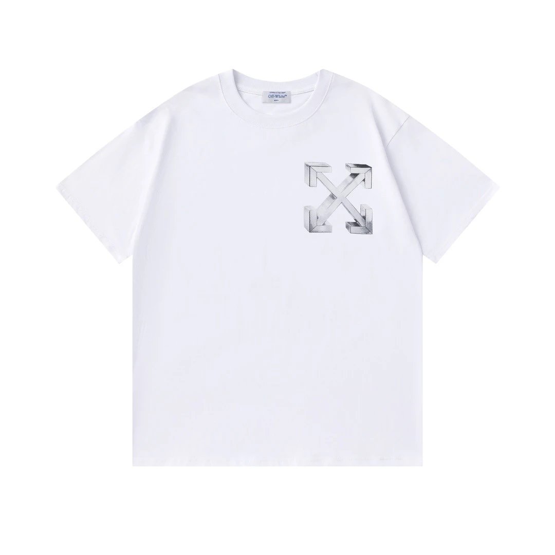 Off-White Floral Logo T-Shirt Black - 23