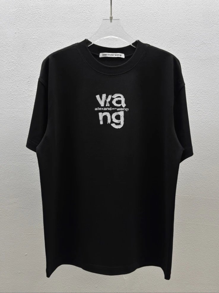 Alexander Wang Logo Neckband T-Shirt Black - 16