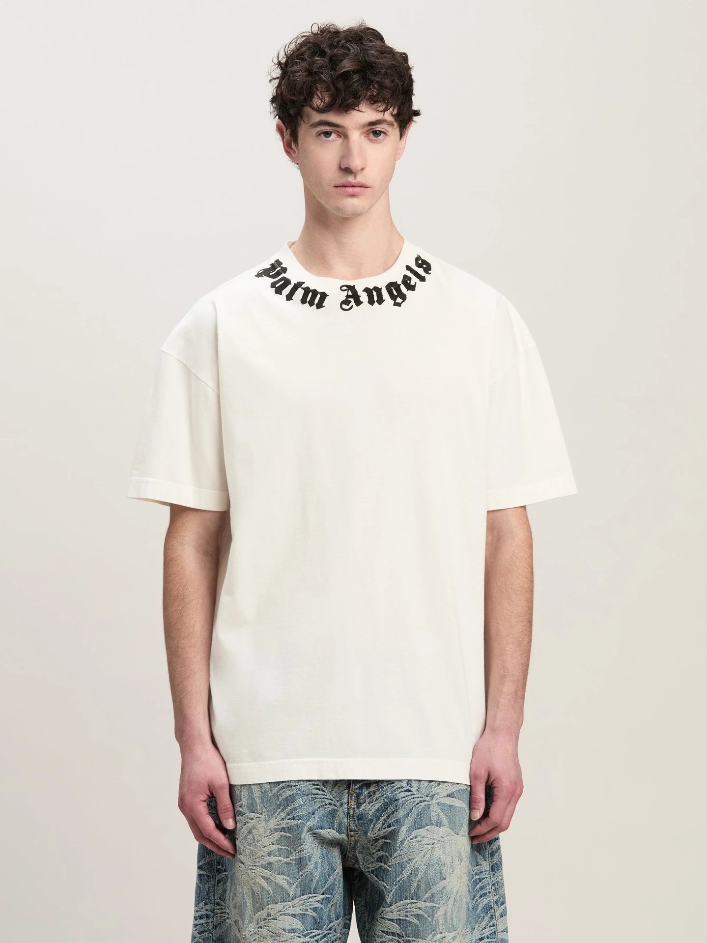Palm Angels Palm Tree Graphic T-Shirt White - 11