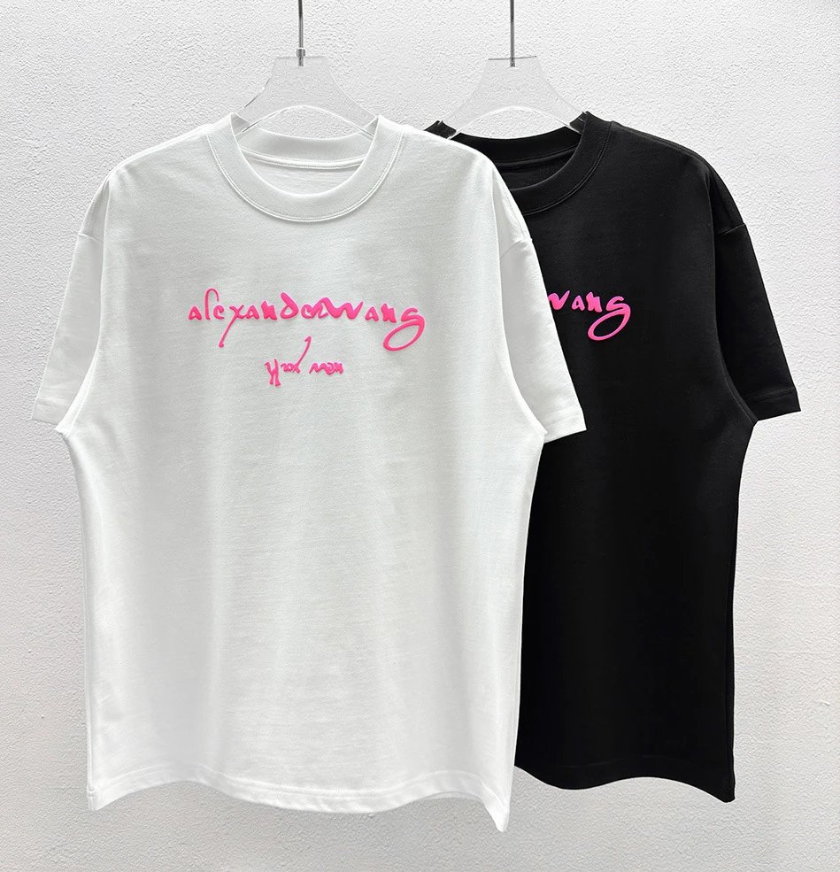 Alexander Wang Logo Neckband T-Shirt Black - 17