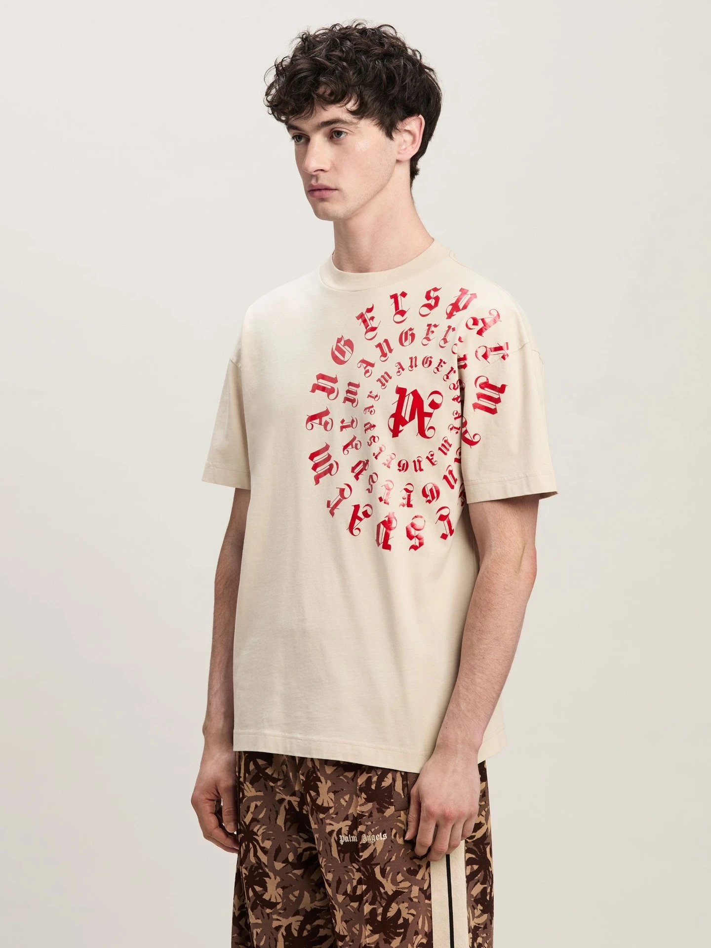 Palm Angels Palm Tree Graphic T-Shirt White - 14