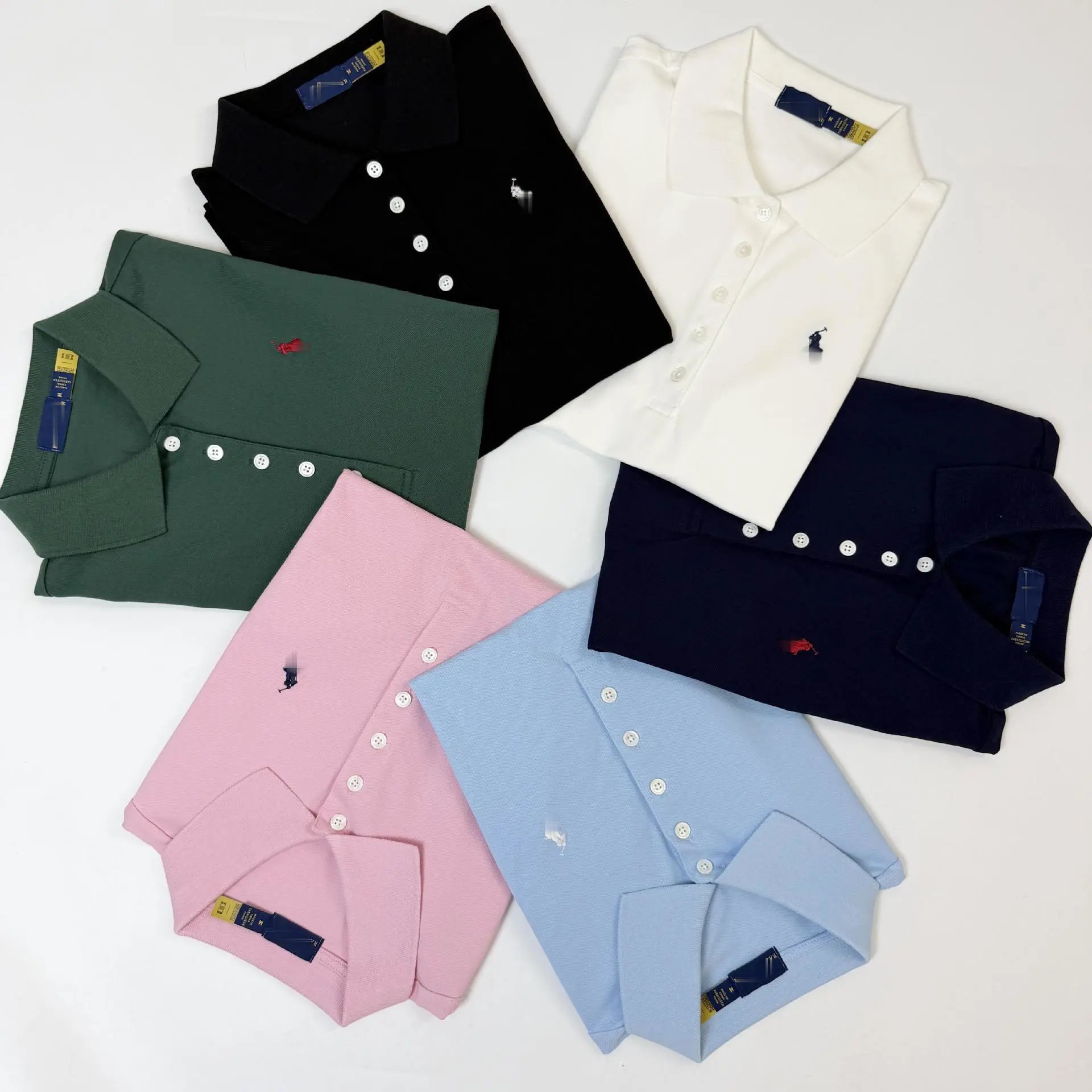 Polo Ralph Lauren Classic Fit Polo Pink Polo Shirt - 7
