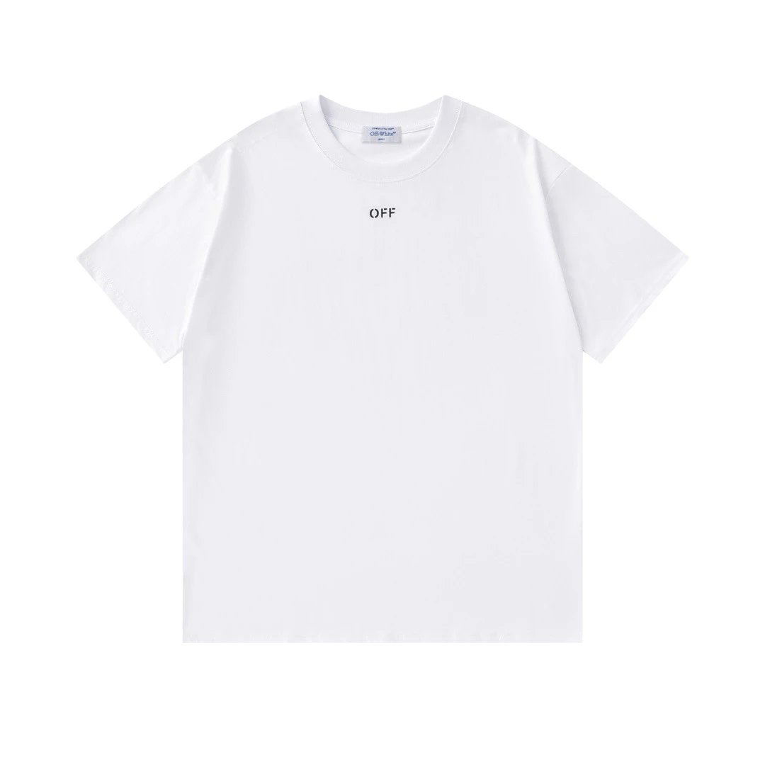 Off-White Floral Logo T-Shirt Black - 20