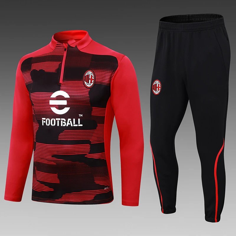 Juventus Training Tracksuit Navy Blue with Orange and Light Blue Accents - 35