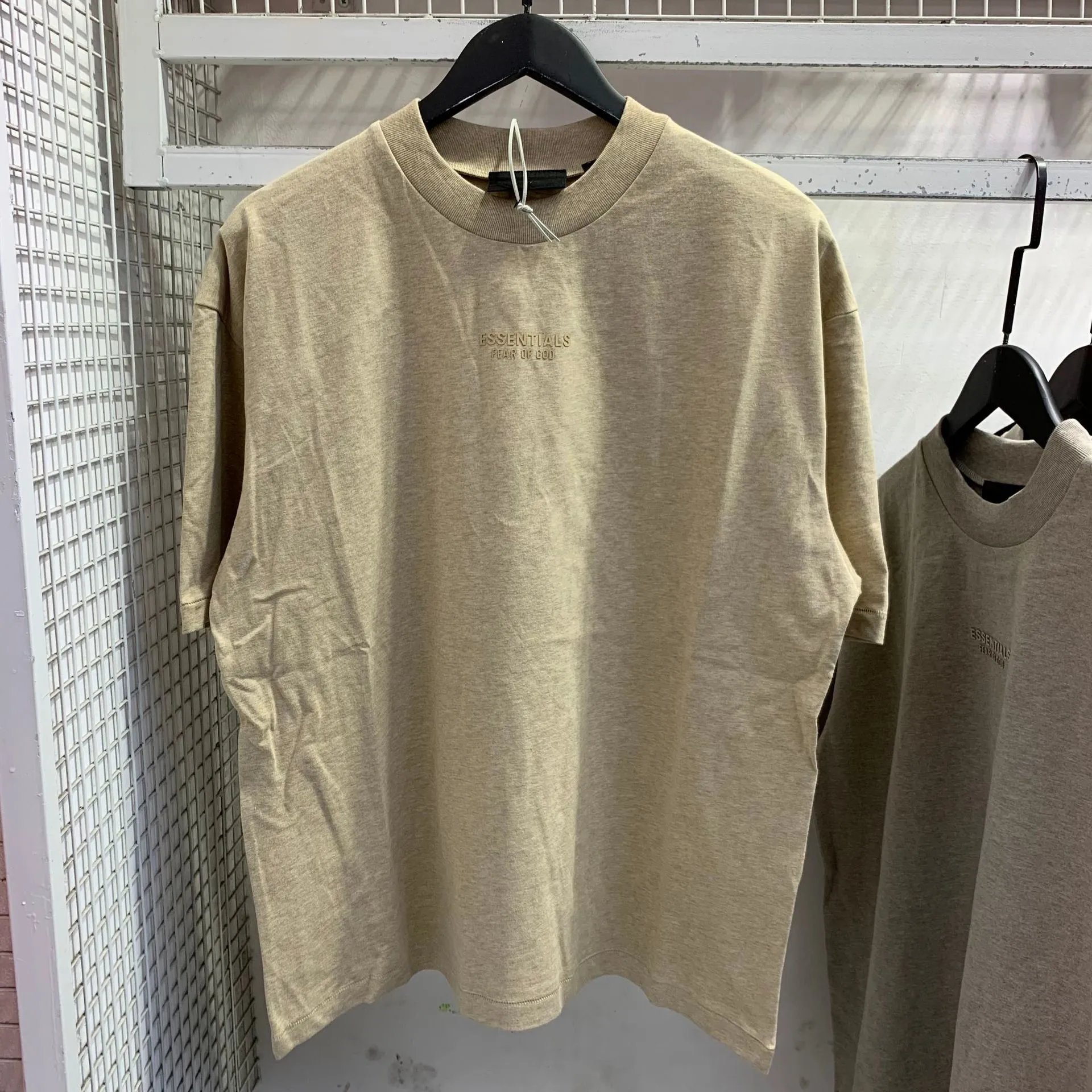 Fear of God Essentials Logo T-Shirt Beige T-Shirt - 15