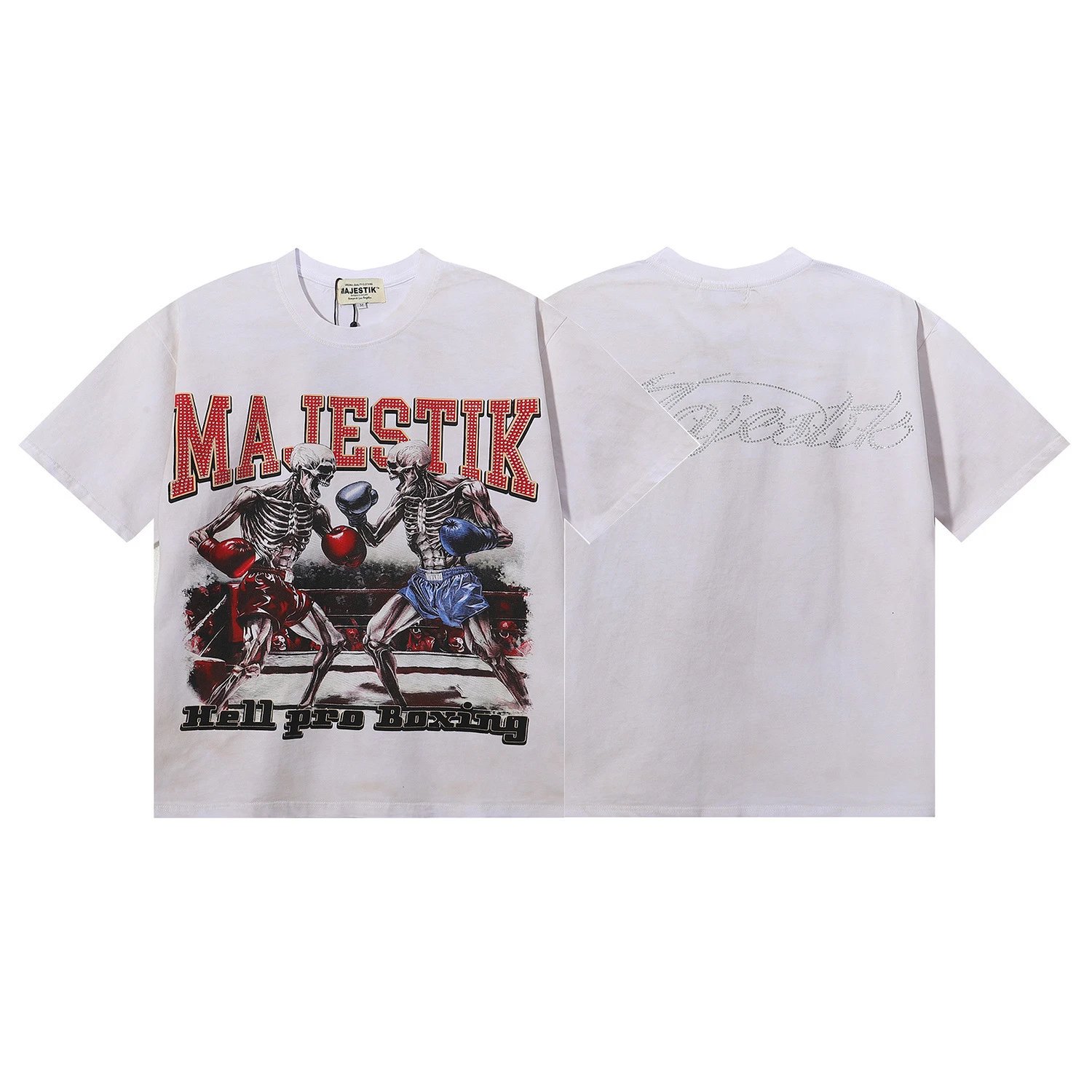 Design Majestik Football Bulldog Graphic T-Shirt Black T-Shirts - 6