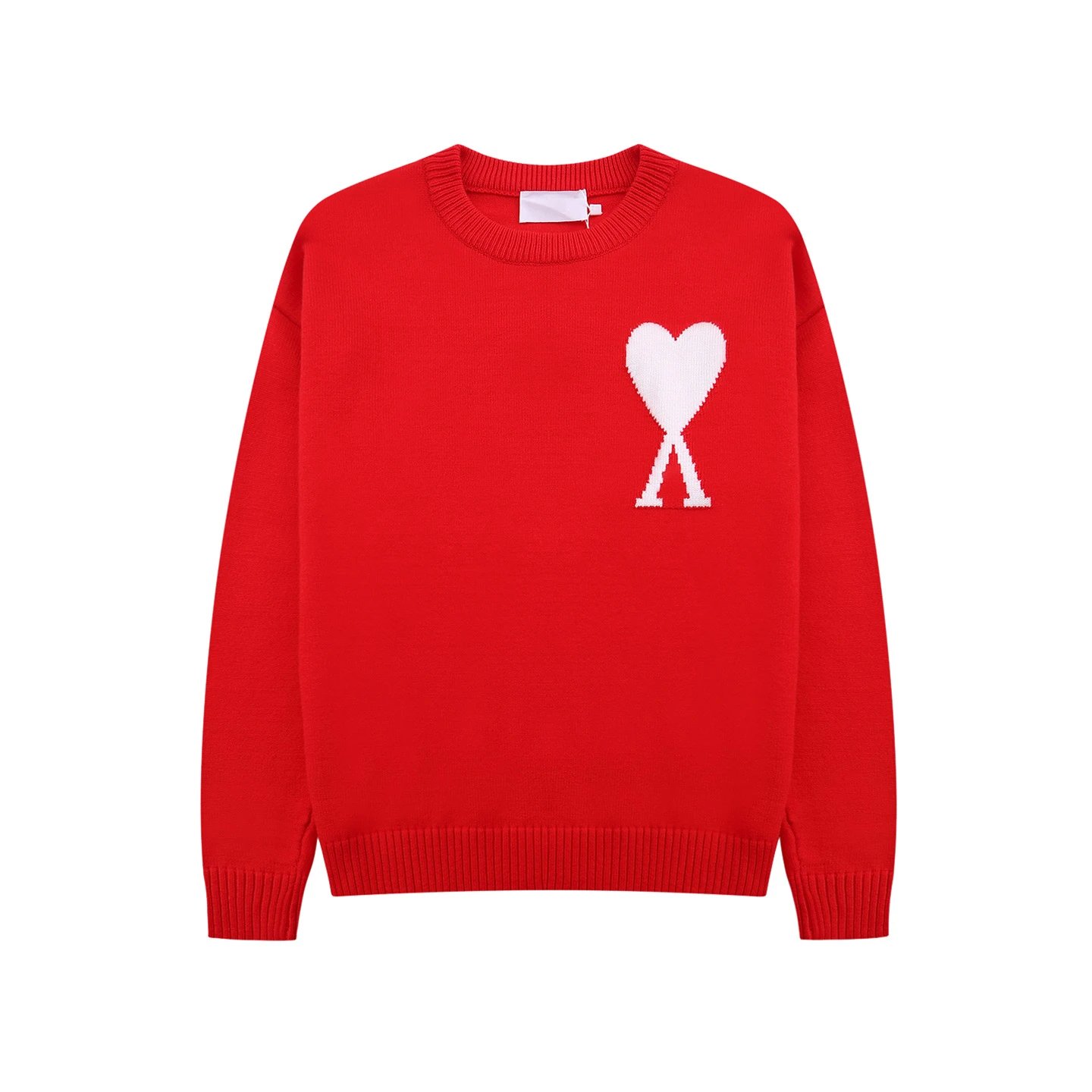 Comme des Garçons Play Heart Logo Navy Knit Sweater - 36