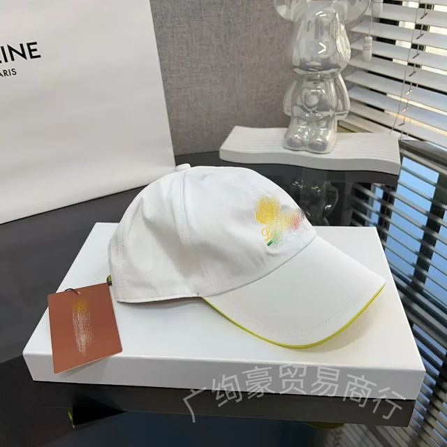Unbranded Hats Embroidered Baseball Cap with Contrast-Trim Brim product detail image 12