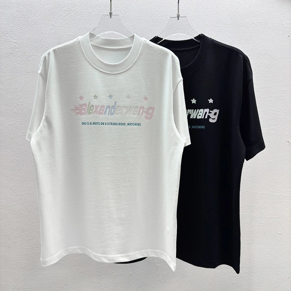 Alexander Wang Logo Neckband T-Shirt Black - 20