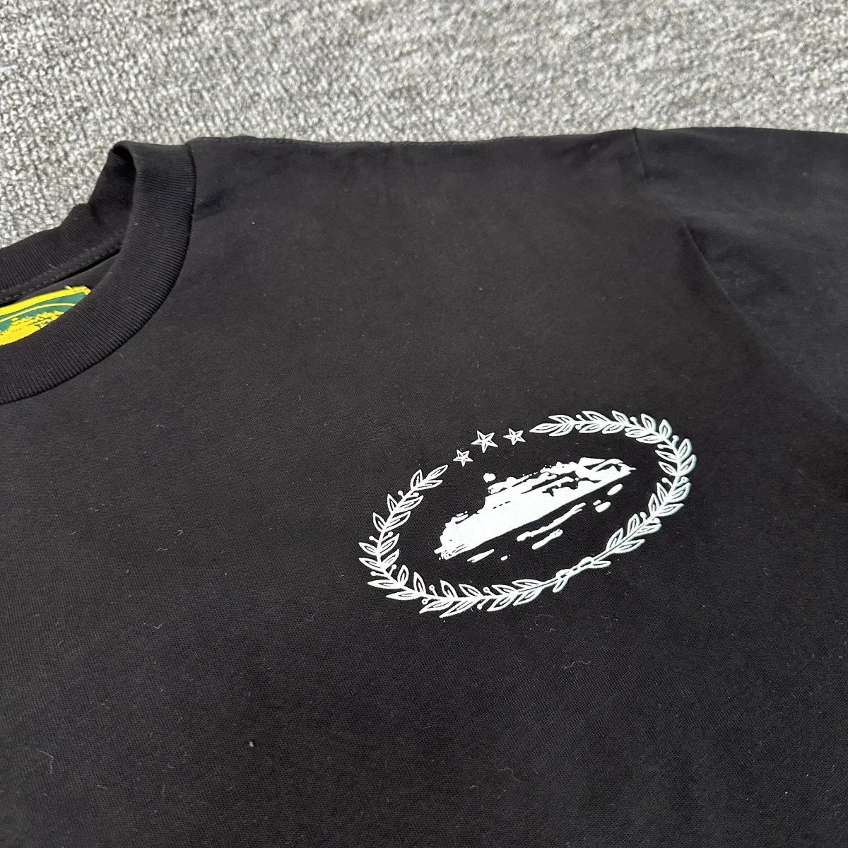 Corteiz Bold Logo Yellow T-Shirt - 16