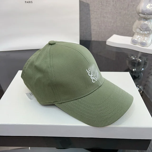 Loewe Hats Embroidered Anagram Baseball Cap product detail image 14