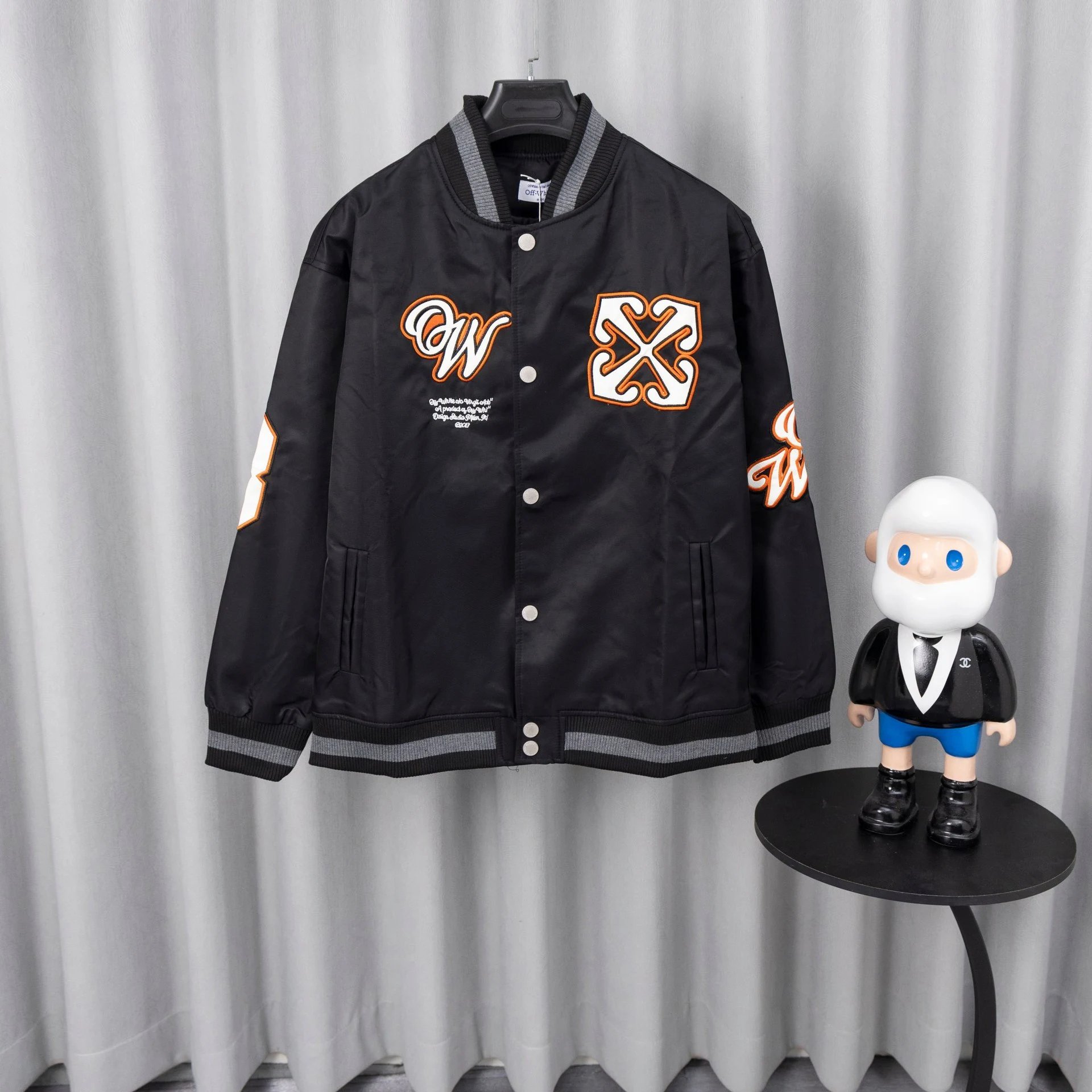 Off-White x Pitbull Varsity Jacket Red Outerwear - 8