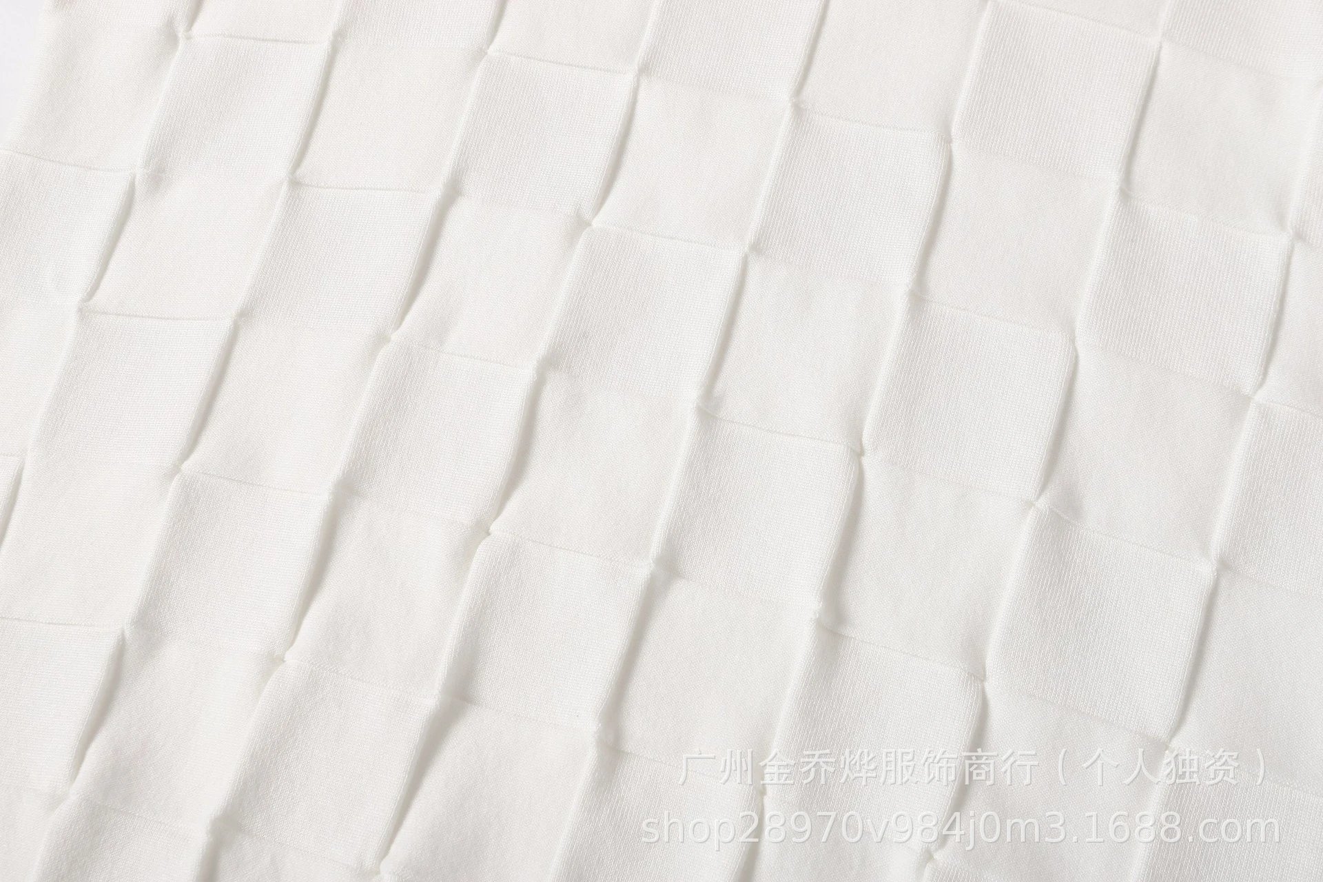 Louis Vuitton Checkerboard Knit T-Shirt White - 51