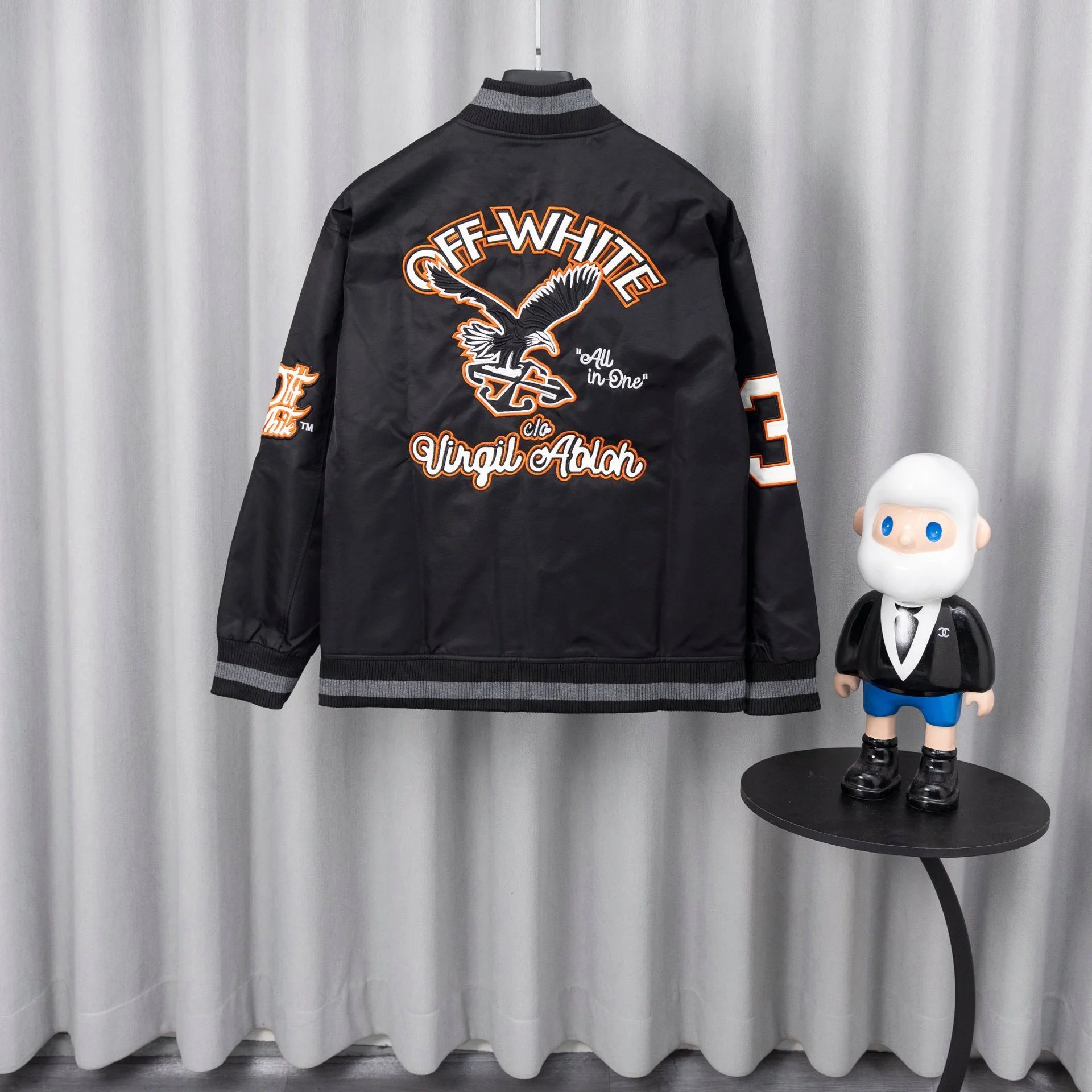 Off-White x Pitbull Varsity Jacket Red Outerwear - 9