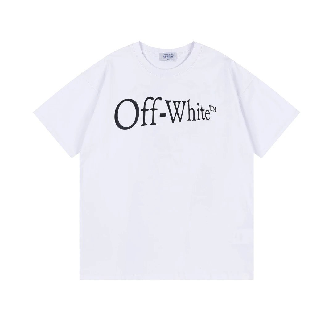 Off-White Floral Logo T-Shirt Black - 8