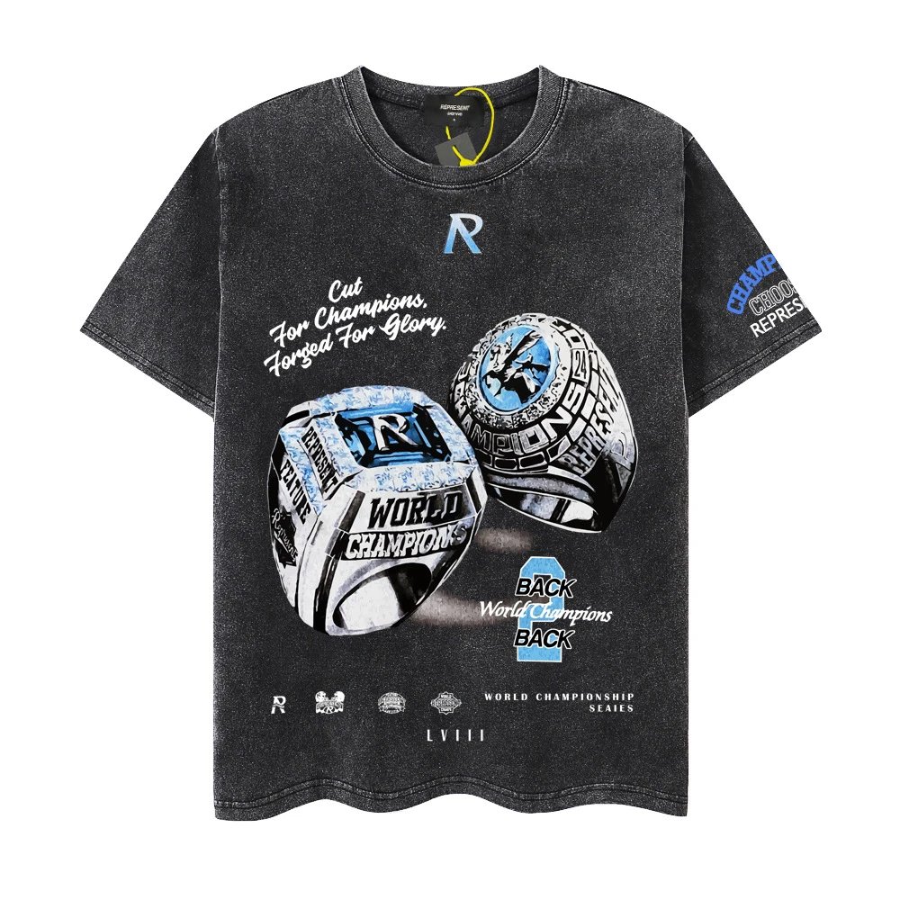 Represent Elegance in Motion T-Shirt Black - 19