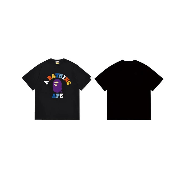 A Bathing Ape 31 Logo Graphic T-Shirt Black - 19