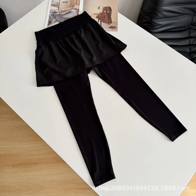 Alo Yoga Trousers High-waisted skirted leggings product detail image 5
