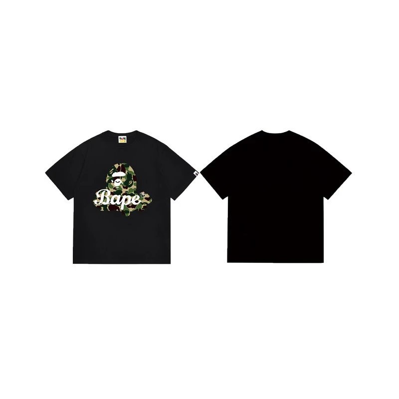 A Bathing Ape 31 Logo Graphic T-Shirt Black - 20