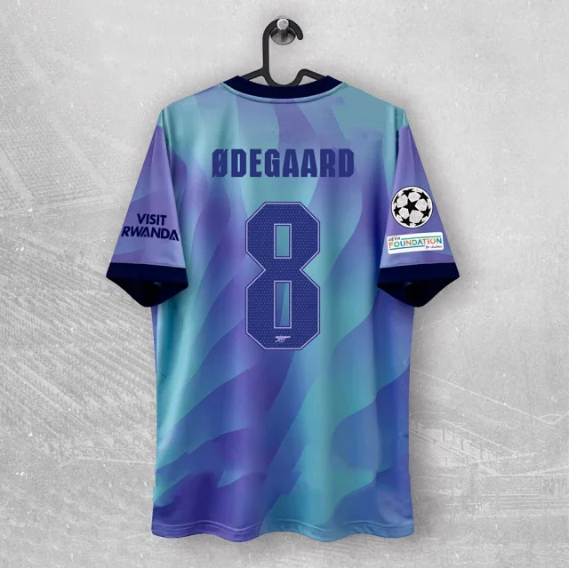 FC Barcelona Football Jerseys Player-name and number print with UEFA Champions League patches product detail image 5