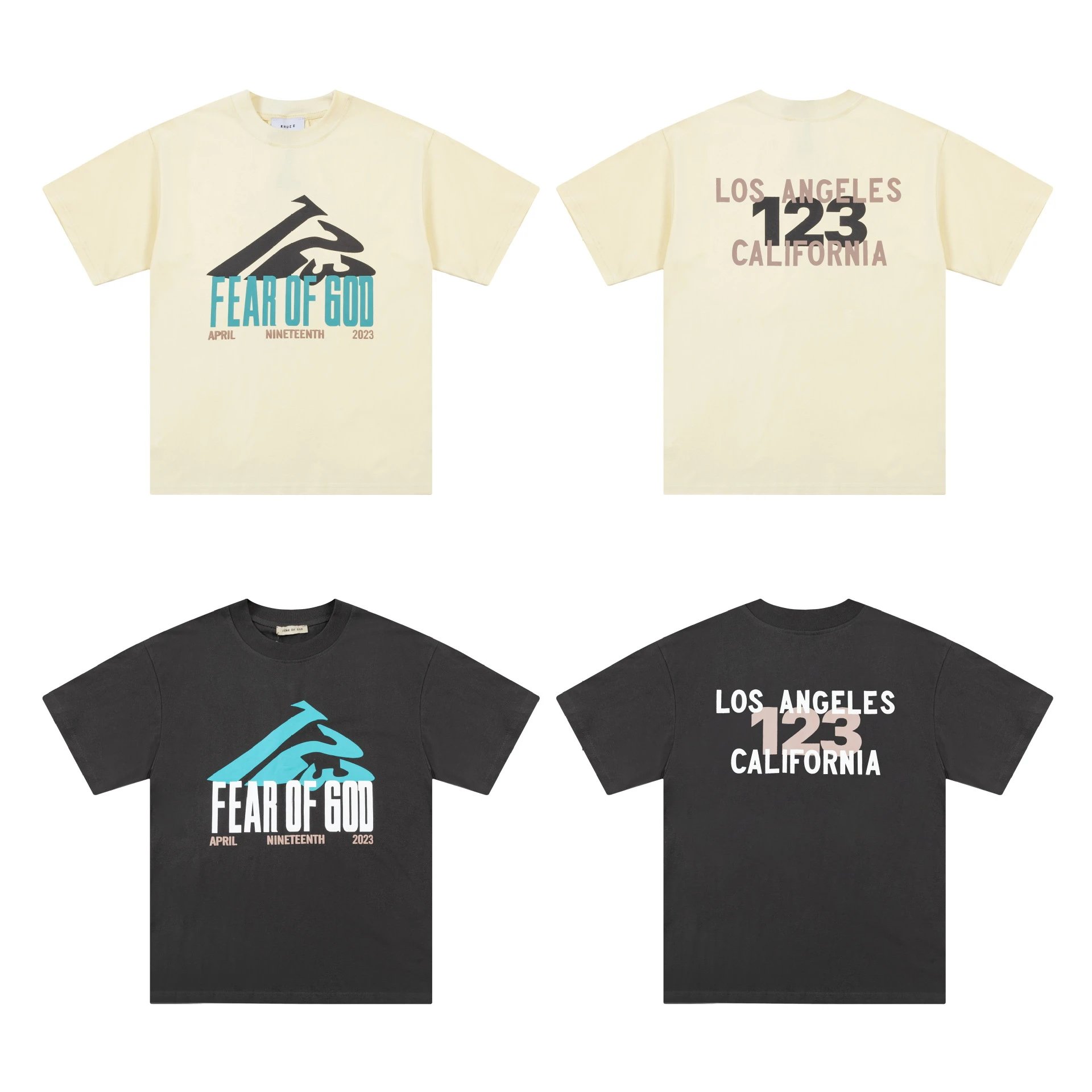 Fear of God Samba Hollywood Howl White T-Shirt - 10