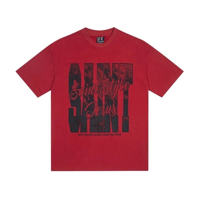 Saint Tears Saint Style Jesus Black T-Shirt - 14