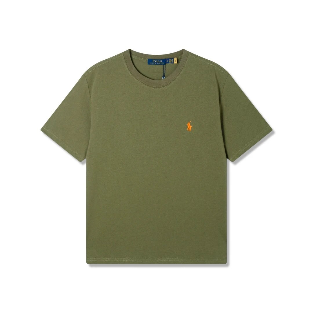 Polo Ralph Lauren Classic Fit Cotton T-Shirt Olive Green T-Shirt - 10