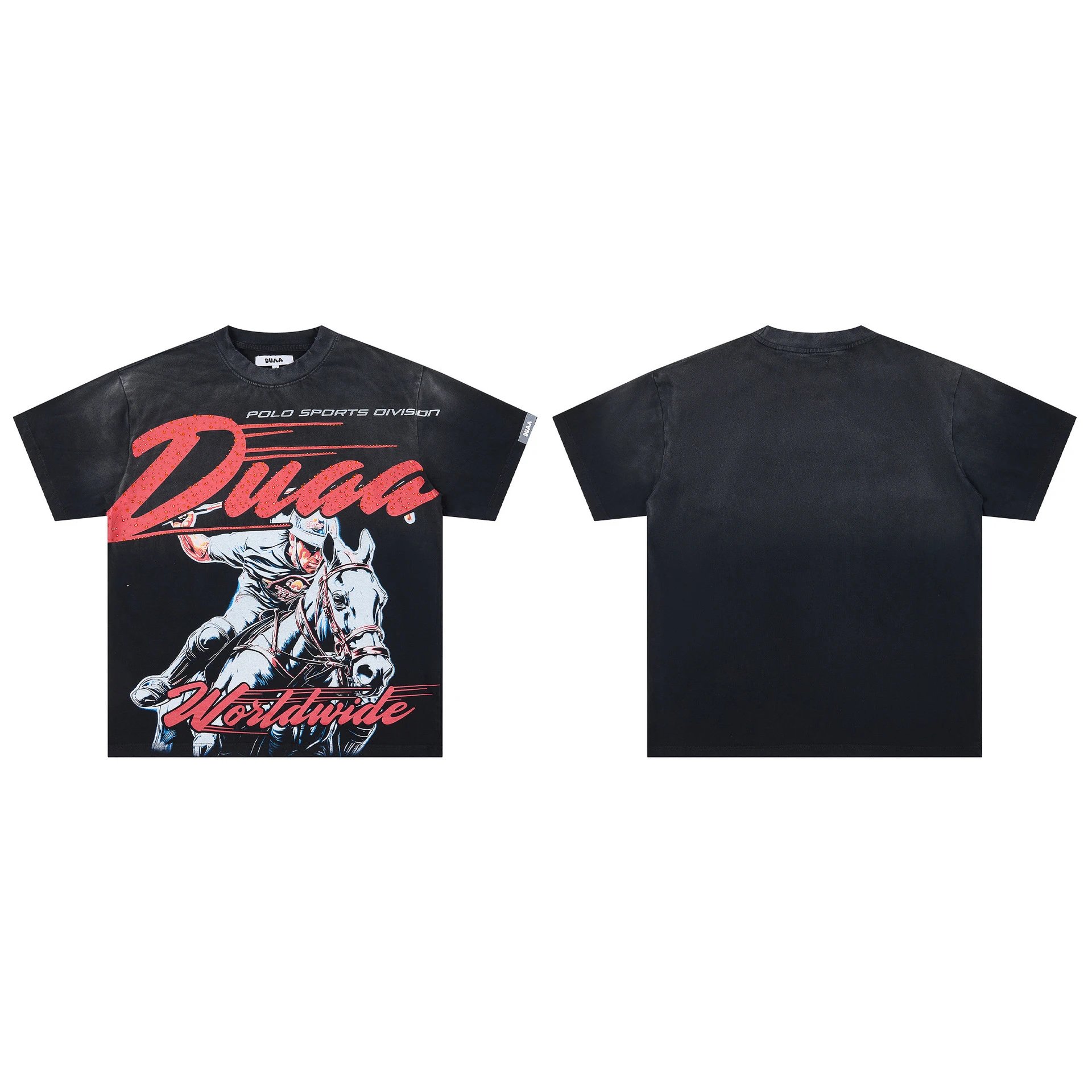 Design DUAA Racing Trophy Graphic T-Shirt Orange T-Shirts - 4