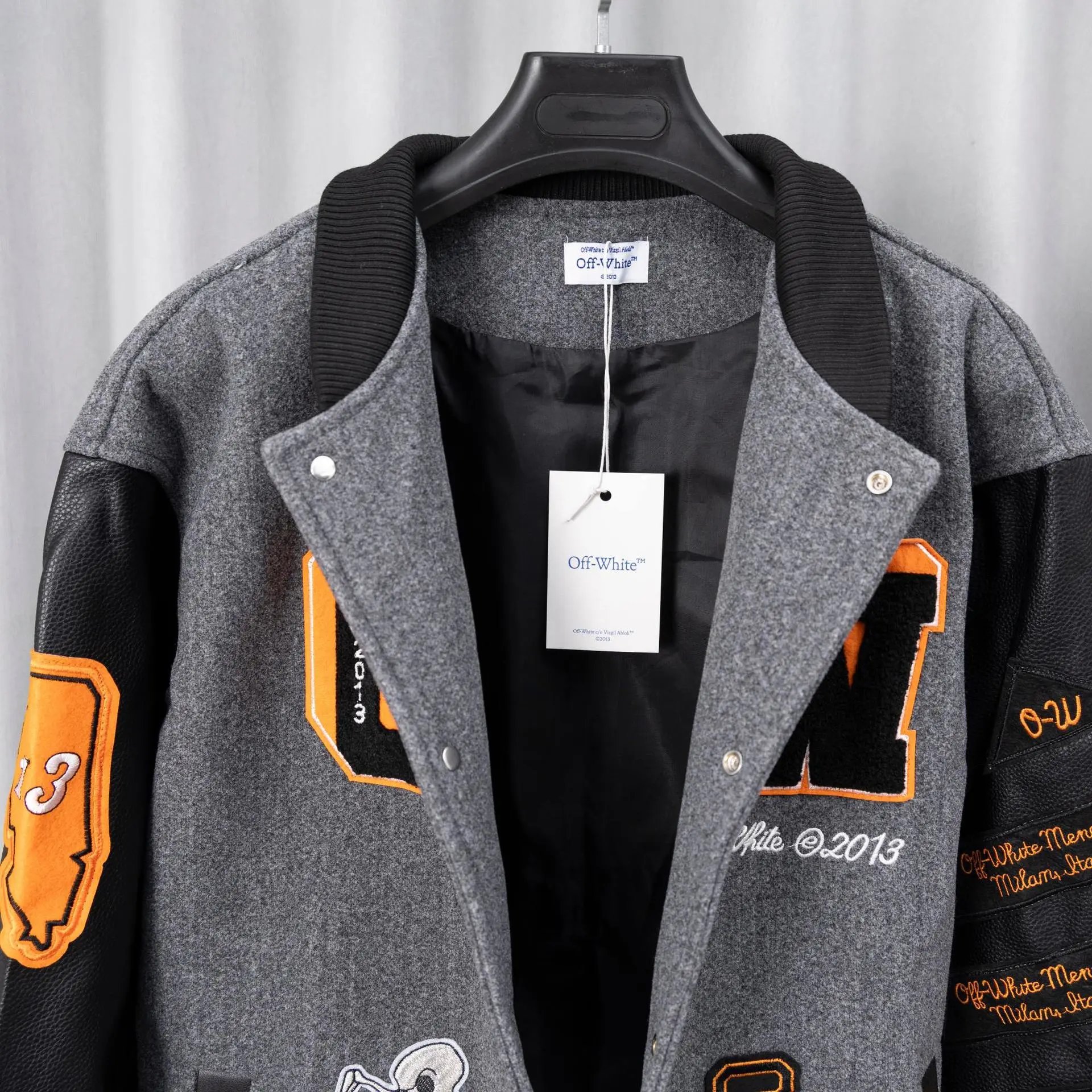 Off-White x Pitbull Varsity Jacket Red Outerwear - 24