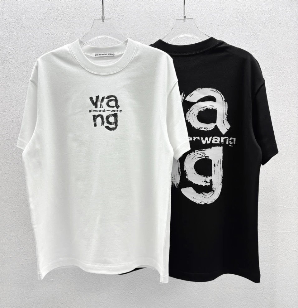 Alexander Wang Logo Neckband T-Shirt Black - 15