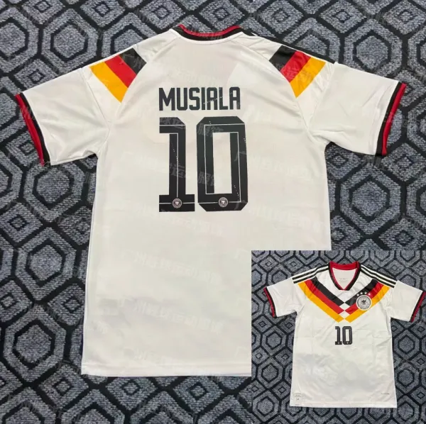 Adidas Germany National Team 2024 Home Jersey Musiala #10 White Jersey - 1
