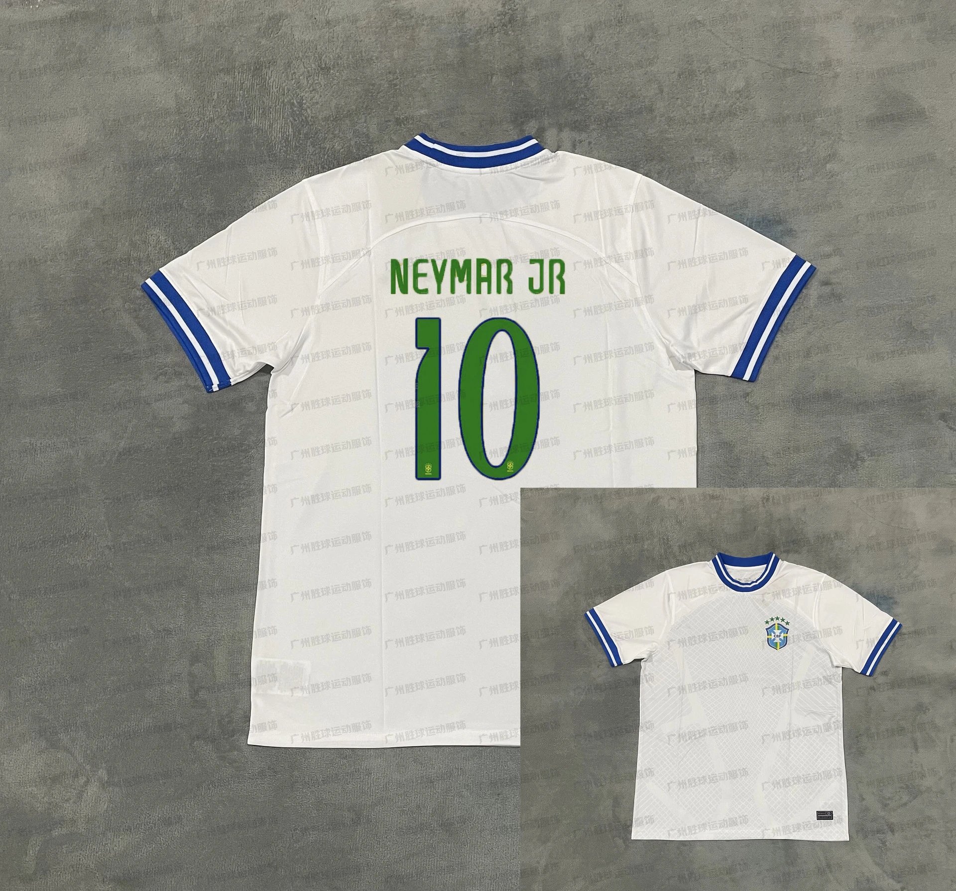 CBF Brazil National Team Vini Jr. #7 Graphic Jersey Black Pink - 2