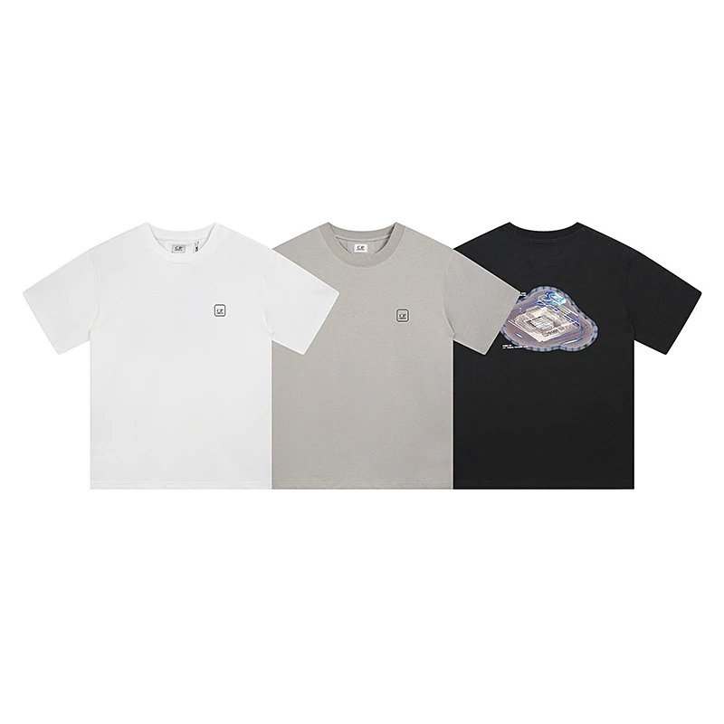 C.P. Company Patch Logo Black T-Shirt - 39