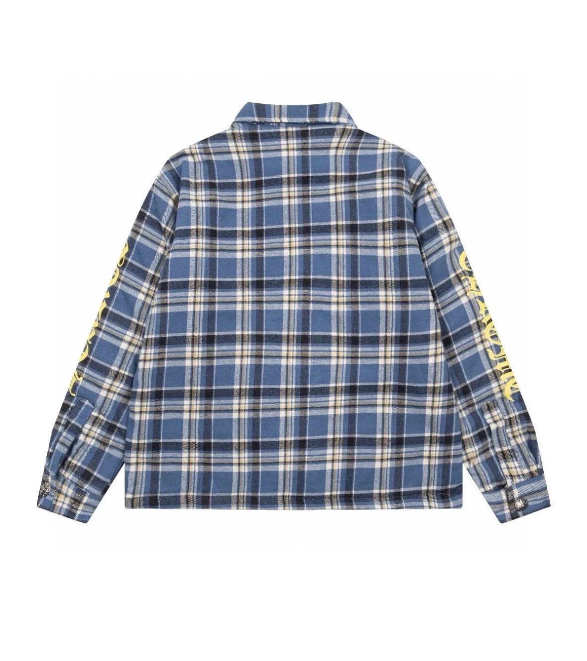 Supreme Plaid Shirt Orange Blue Multicolor Shirt - 6