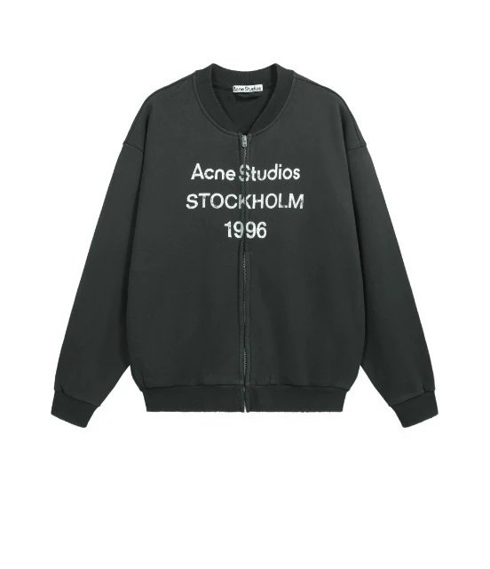 Acne Studios Stockholm 1996 Black Zip-Up Jacket Outerwear Jacket - 8
