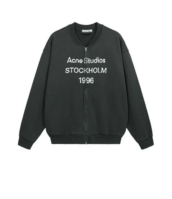 Acne Studios Hoodies & Sweatshirts Logo-print zip and crewneck product detail image 7