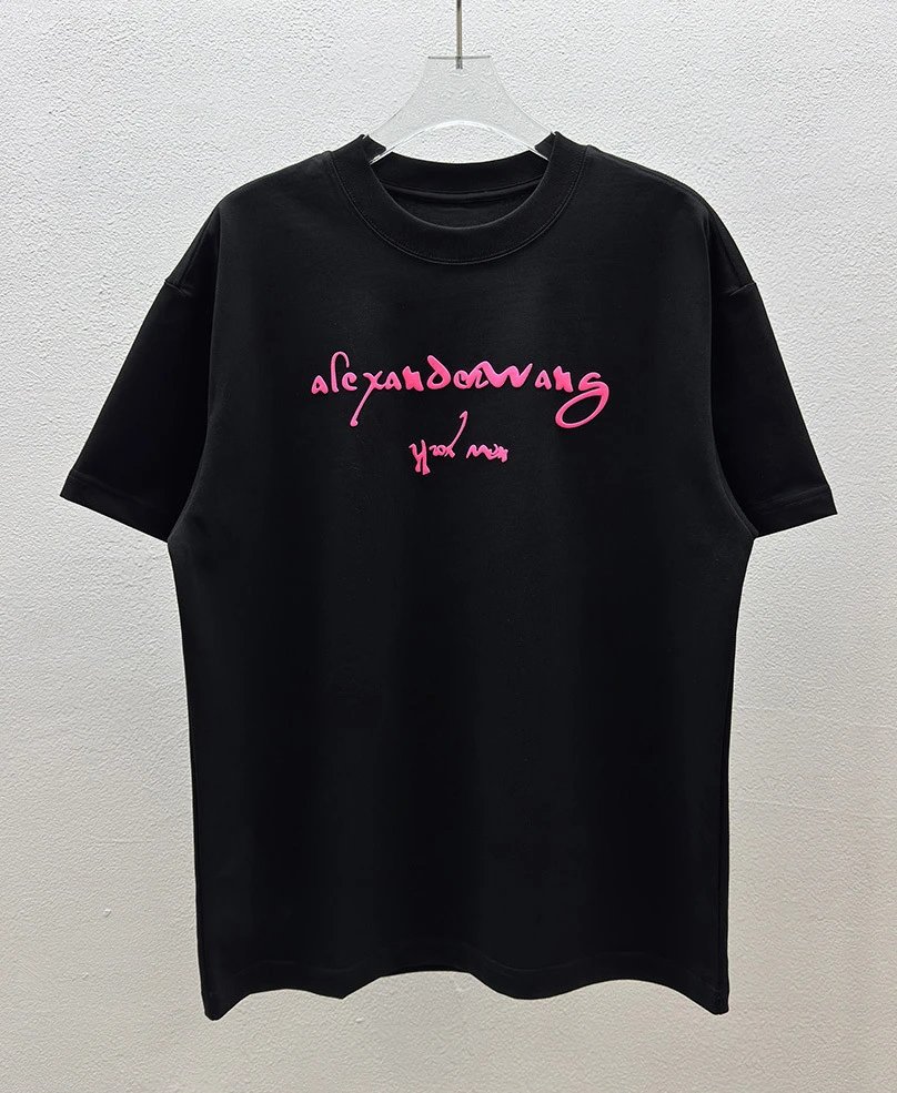 Alexander Wang Logo Neckband T-Shirt Black - 19