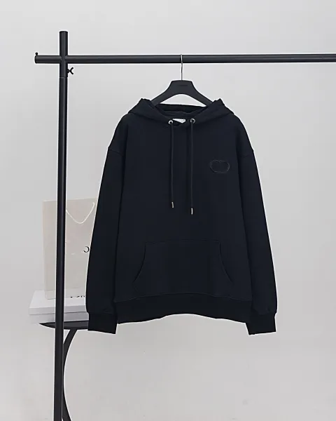 Design Minimalist Apple Logo Hoodie Gray - 5