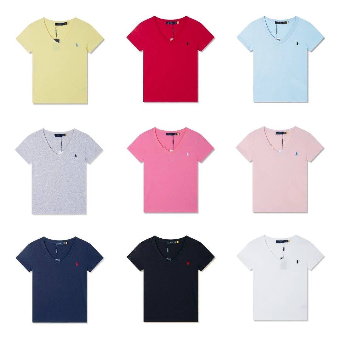 Polo Ralph Lauren V-Neck T-Shirt Navy - 3