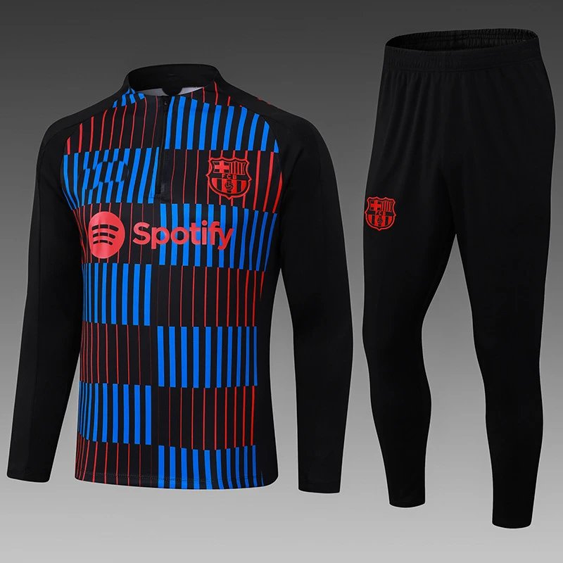 Juventus Training Tracksuit Navy Blue with Orange and Light Blue Accents - 36