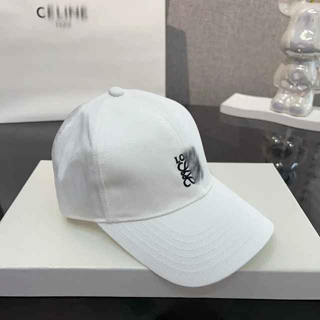 Loewe Hats Embroidered Anagram Baseball Cap product detail image 5