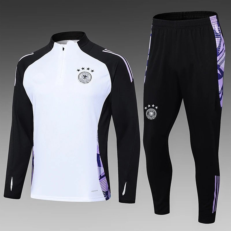 Juventus Training Tracksuit Navy Blue with Orange and Light Blue Accents - 19