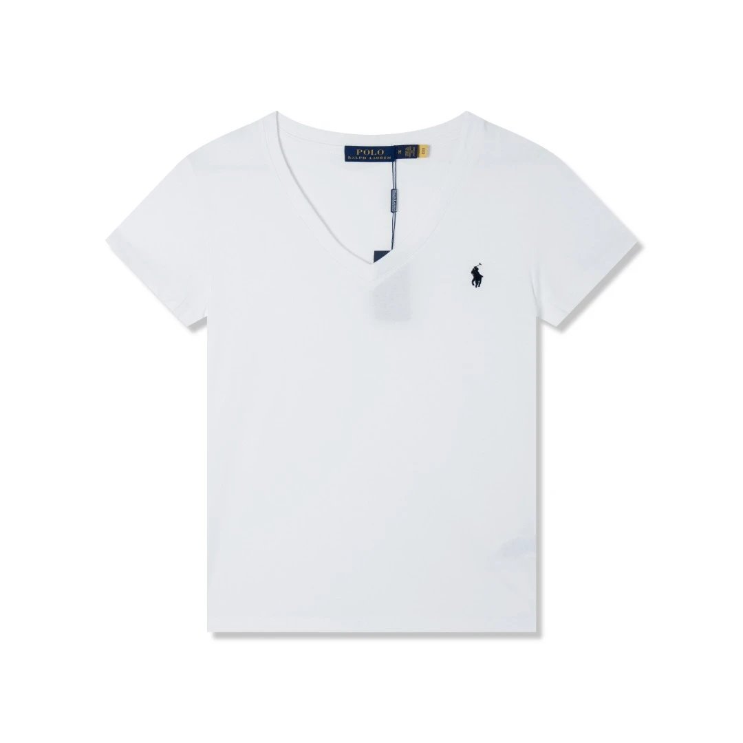 Polo Ralph Lauren V-Neck T-Shirt Navy - 8