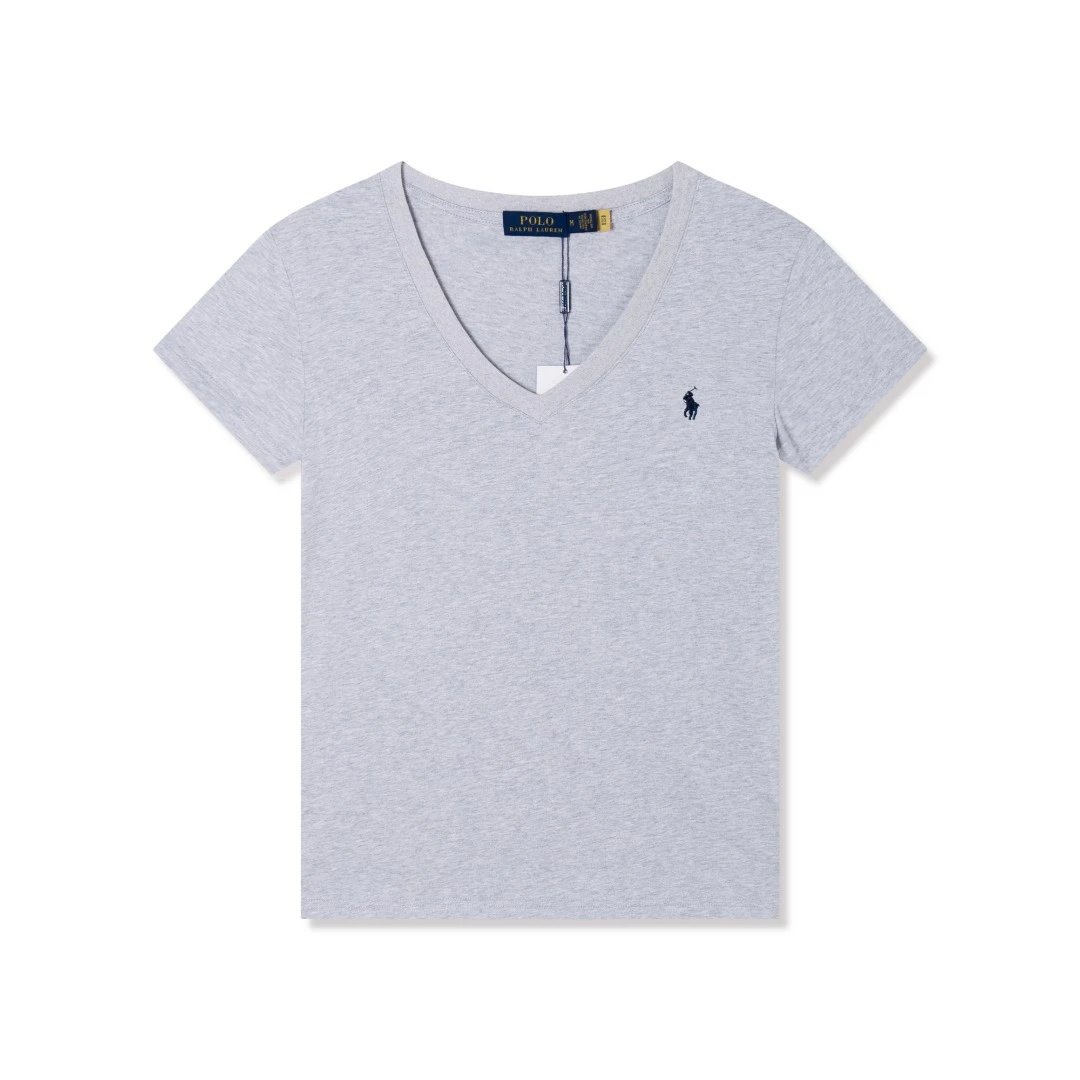 Polo Ralph Lauren V-Neck T-Shirt Navy - 9