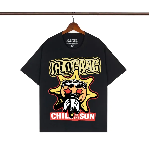 Design Glo Gang Child of the Sun Black T-Shirt T-Shirts - 1