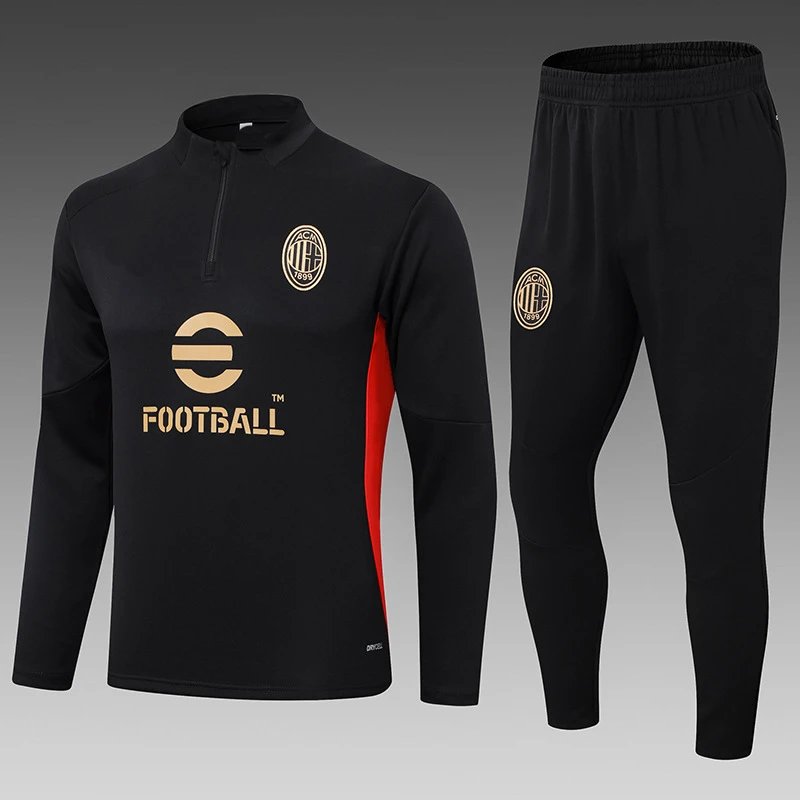 Juventus Training Tracksuit Navy Blue with Orange and Light Blue Accents - 29