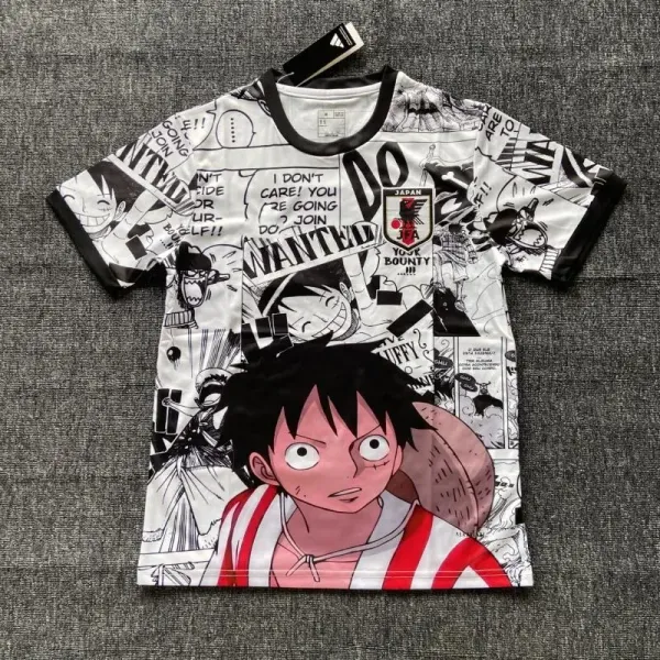 Adidas x One Piece Japan Football Association Manga Print T-Shirt - 1