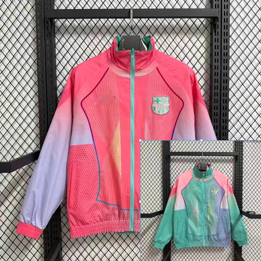 CBF x Itaú Windbreaker Light Gray Jacket Outerwear - 9